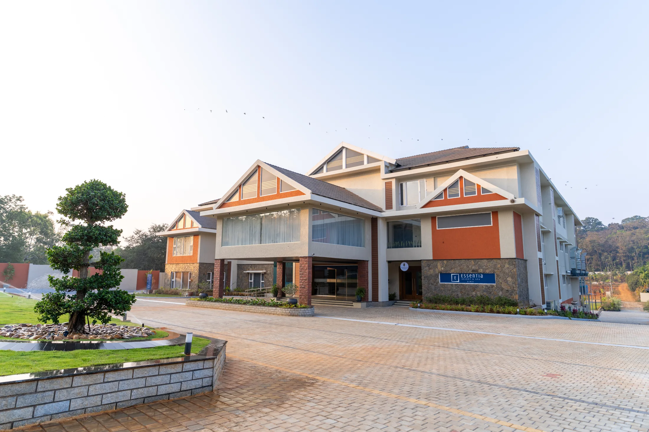 Omkar Jungle Resort exterior for arrival context